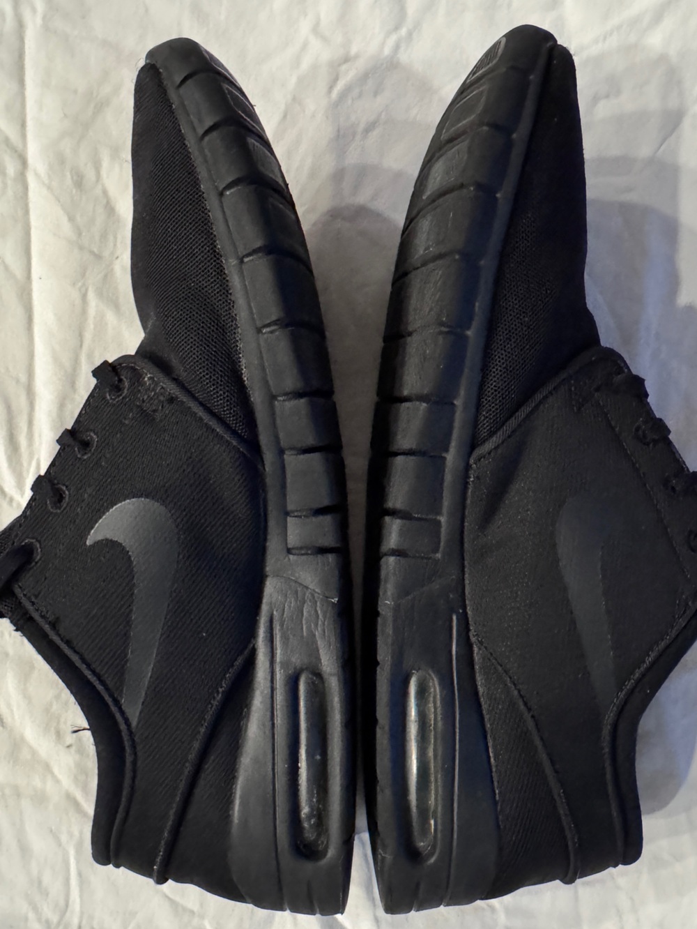 Nike SB Stefan Janoski Max Triple Black Men Size 12 - Picture 4 of 7